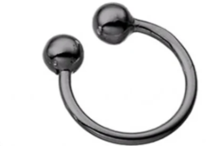 DeafMetal Beaded Cuff BLK (Unit)